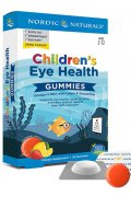 Nordic Naturals Children's Eye Health (zdrowe oczy) smak truskawkowy 30 żelek - 30 żelek