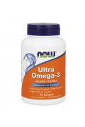 NOW Ultra Omega 3 - kwasy omega - 90 kapsułek żelowych