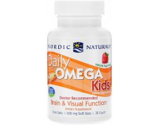 Nordic Naturals Daily Omega Kids, truskawka