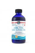 Nordic Naturals Arctic Cod Liver Oil - Tran 1060mg smak truskawkowy 237ml - OLEJ 237ml