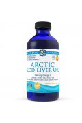 Nordic Naturals Arctic cod liver oil tran 1060mg smak pomarańczowy 237ml - 237 ml 