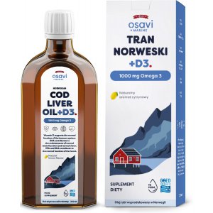 Osavi Tran Norweski + D3 (Marine), 1000mg Omega 3 (Cytryna)