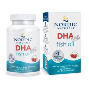 Nordic Naturals DHA Xtra, 1660mg Truskawka
