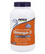 Now Foods Omega-3 Molecularly Distilled - omega 3 z ryb - 200 miękkich kapsułek