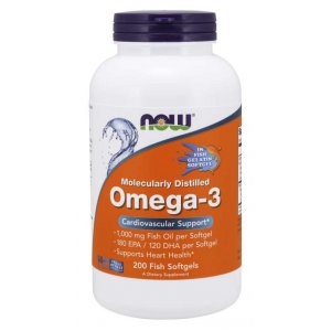 Now Foods Omega-3 Molecularly Distilled - omega 3 z ryb