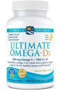 Nordic Naturals Ultimate Omega-D3, 1280mg cytryna - 60 kapsułek