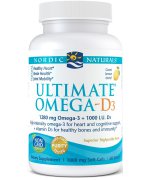 Nordic Naturals  Ultimate Omega-D3, 1280mg cytryna - 120 kapsułek