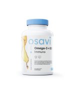 Osavi Omega-3  +  D3 Immuno, Cytryna - 120 miękkich kapsułek