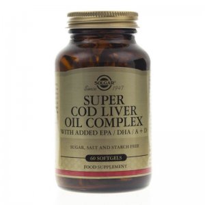 Solgar Super Cod Liver Oil Complex 60 kapsułek