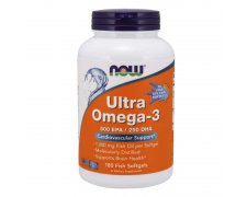 NOW FOODS Ultra Omega-3 500 EPA / 250 DHA -180 kapsułek rybnych