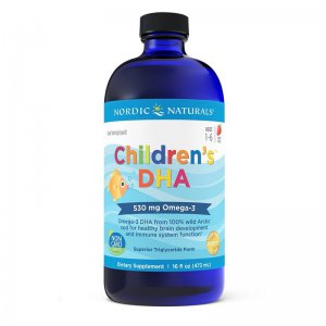 Nordic Naturals Children's DHA 530mg Truskawka 473ml