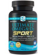 Nordic Naturals Ultimate Omega-D3 Sport, 1480mg Cytryna - 60 kapsułek