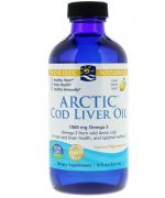 NORDIC NATURALS Arctic Cod Liver Oil 1060mg Cytryna - 237 ml
