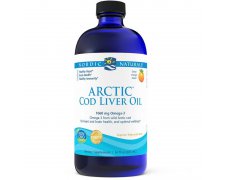 Nordic Naturals Arctic Cod Liver Oil - Tran 1060mg smak pomarańczowy 473ml