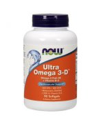 NOW FOODS Ultra Omega 3  +  D3 - 90 kapsułek