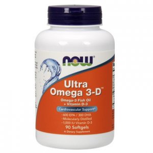 NOW FOODS Ultra Omega 3 + D3
