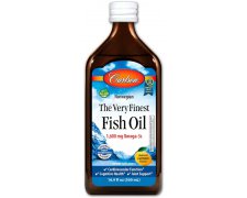 Carlson Labs The Very Finest Fish Oil, Natural Lemon Omega 3 cytryna
