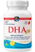 Nordic Naturals DHA Xtra, 1660mg Truskawka - 60 kapsułek