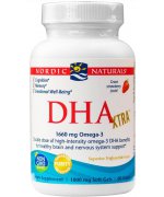 Nordic Naturals DHA Xtra, 1660mg Truskawka - 60 kapsułek