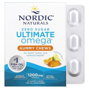Nordic Naturals Ultimate Omega Gummy Chews, Omega 3 owoce tropikalne żelki