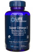 Life Extension Super Omega-3 EPA / DHA z Lignanami Sezamowymi i ekstraktem z Oliwek - 240 miękkich kapsułek