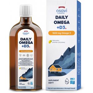 Osavi Daily Omega + D3 (Marine), 1600mg Omega 3 (Cytryna) 