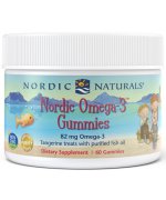 Nordic Omega-3 Gummies, 82mg Tangerine Treats - mandarynka - 60 żelek