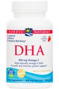 NORDIC NATURALS DHA, 830mg truskawka - 90 softgels