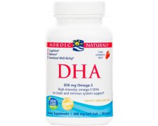 NORDIC NATURALS DHA, 830mg truskawka