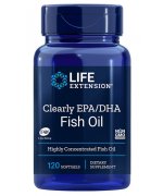 Life Extension  Clearly EPA / DHA olej rybny - 120 miękkich kapsułek