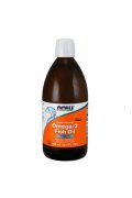 NOW Omega-3 Fish Oil Liquid Lemon 500ml - Płyn 500ml