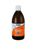 NOW Omega-3 Fish Oil Liquid Lemon 500ml - Płyn 500ml