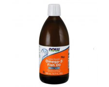 NOW FOODS Omega-3 Fish Oil Liquid Lemon 500ml