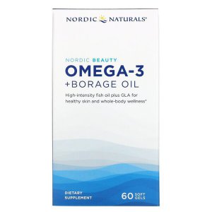 Nordic Naturals Nordic Beauty Omega-3 + olej z ogórecznika