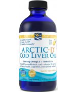 NORDIC NATURALS Arctic-D Cod Liver Oil - cytryna - 237 ml 