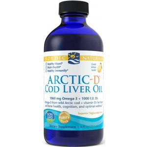 NORDIC NATURALS Arctic-D Cod Liver Oil - cytryna