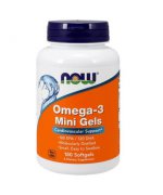 NOW Omega-3 mini gels - 180 kapsułek