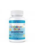 NORDIC NATURALS Children's DHA 250mg Truskawkowy - 90 kapsułek