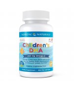 NORDIC NATURALS Children's DHA 250mg Truskawkowy - 90 kapsułek
