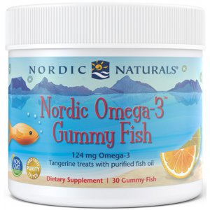 Nordic Naturals Nordic Omega-3 124mg 30 żelków mandarynka