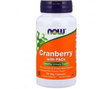 NOW FOODS Cranberry with PACs (Żurawina z proantocyjanidynami)