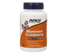 NOW FOODS Cranberry Mannose (Żurawina + D-Mannoza)