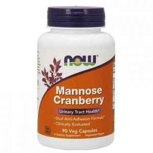 NOW FOODS Cranberry Mannose (Żurawina + D-Mannoza)