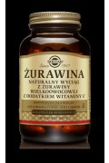 Solgar Żurawina - ekstrakt 400 mg z dodatkiem witaminy C - 60 kapsułek