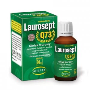 ASEPTA Laurosept Q73 krople 30ml (Liść laurowy)