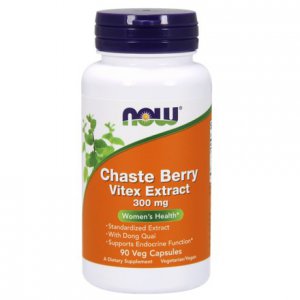 NOW Chaste Berry Vitex Extrakt 300mg