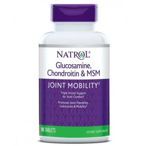 Natrol Glucosamine Chondroitin MSM - glukozamina, chondroityna, MSM