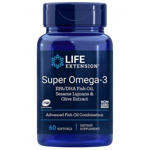 Life Extension Super Omega-3 EPA/DHA z Lignanami Sezamowymi i ekstraktem z Oliwek