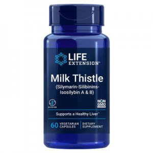 Life Extension Milk Thistle, Silymarin-Silibinins-Isosilybin A & B (zdrowie wątroby)