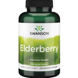 SWANSON Czarny bez - Elderberry 120 kapsułek